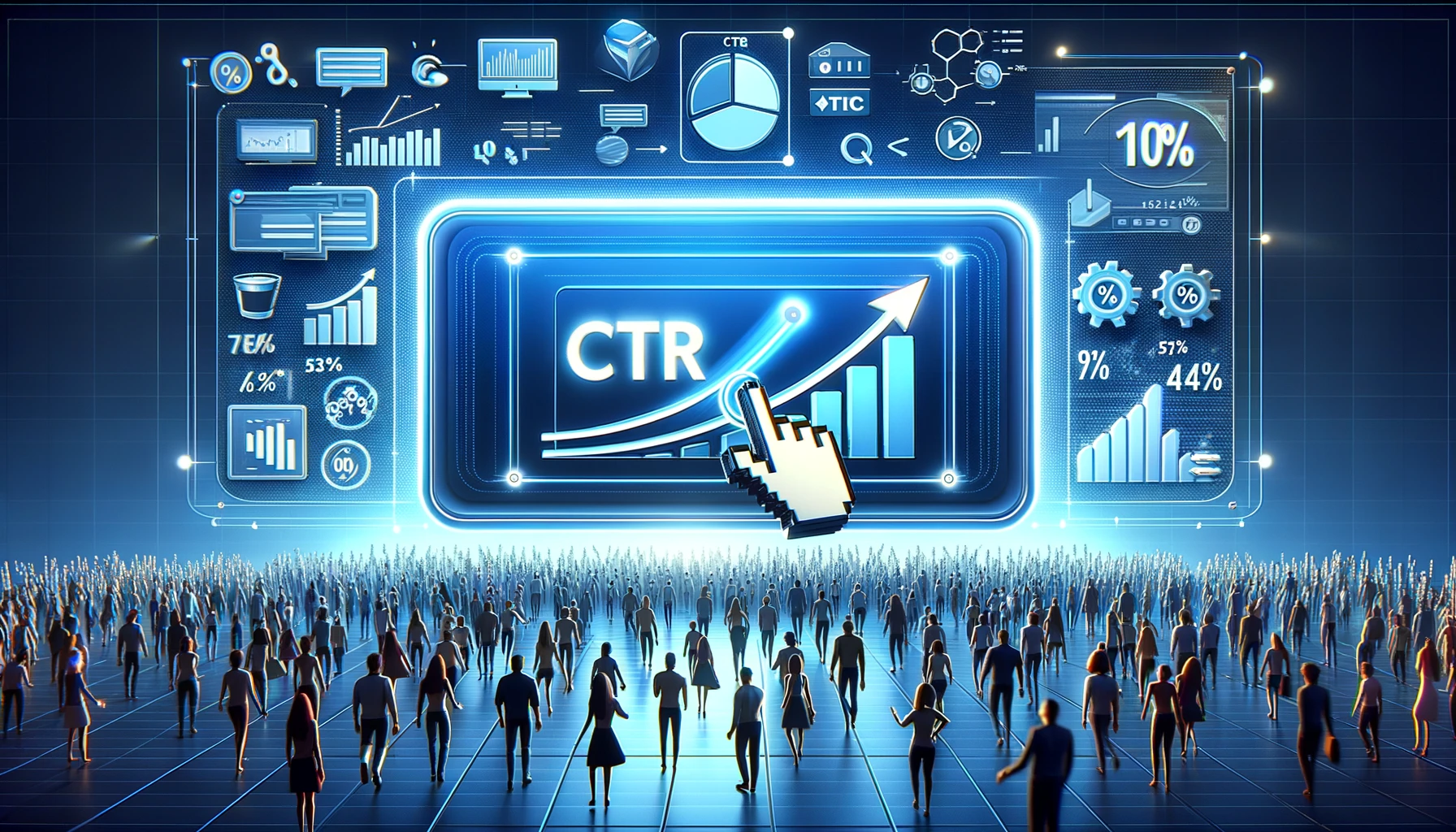 CTR (Click-Through Rate): Porcentaje de usuarios que hacen clic en un enlace específico entre el total que lo vieron.